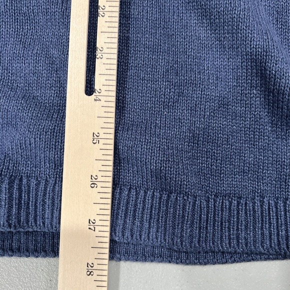Karen Scott Sweater Women Medium Blue Preppy Casual Capsule - Picture 8 of 12